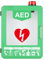 AED-Defibrillator-Aufbewahrungsschrank, wandmontierte Kunststoff-Defibrillations-Alarmbox mit Alarmsystem, Trennwandposition einstellbar, Doppelschaltersteuerung, passend für die meisten AED-Modelle