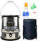 Kavolet Poêle à kérosène élévable, chauffage mobile sans électricité, poêle à pétrole, portable, pour la maison, l'extérieur, le camping, le barbecue, la pêche sur glace, le kérosène