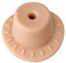 SFQEVHRZ Silikonarmband Perlen， 10 Stück Silikon-Cowboyhut-Perlen, Halsketten-Zubehör, Armband, Schlüsselanhänger, for DIY-Bastelarbeiten, Schmuckset(10pcs Peach)