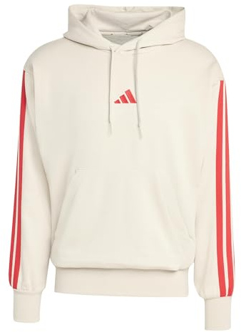 adidas Herren Essential Three Stripes French Terry Hoodie Kapuzenpullover (1er Pack)