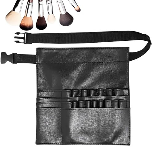 ZVRSUA Trousse de Maquillage Professionnel,Ceinture pour Trousse de Maquillage de Maquilleur,Sac Rangement pour Outils Maquilleur, pour Le Maquillage Rencontres
