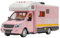 Copie Fidèle l’Origine Avec Beaucoup Détails Modèle Voiture Loisir Luxe L'échelle 1:32 Camping-car Camping-car Fourgonnette Tourisme Collection Affichage Cadeau Pour Garçon Maquette Voiture(Rose)