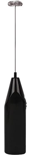 générique Mousseur À Lait Électrique Machine À Café Mélangeur Main Sol Cappuccino Mousse Mélangeur Batteur À Oeufs Type Pratique Petite Puissance - Noir 20X3.5CmDesign esthétique