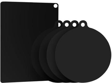 5-Piece Induction Hob Protector Mat Set, Heat Resistant Silicone Stove Top Cover, Scratch & Stain Prevention for Glass Cooktops, 1 Rectangular & 4 Round Pads