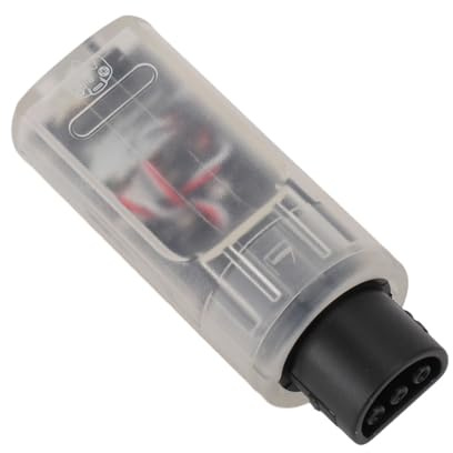 RASTKY Controller Adapter Drahtloser Konverter für N64 Konsole Pro Pro Controller, ABS-Material (Transparentes Weiß)