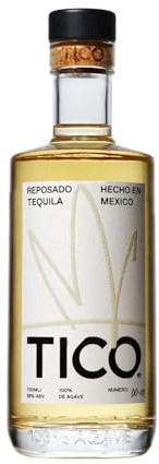 TICO Reposado Tequila | 100% Blue Agave | 11 Months Ex-Bourbon Oak | Additive-Free | Arenal Jalisco | Hand-Bottled | Vanilla, Butter & Honey | UK Craft Tequila | 70cl