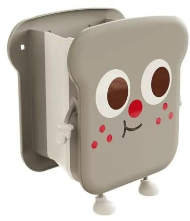 Cubo de Basura Colgante Plegable Papelera plegable para cocina (gris)