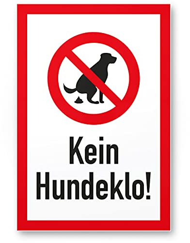Pas de crottes de chien (20 x 30 cm), panneau chien kacken interdit – Interdiction enseigne/chien Interdiction, Interdiction excréments/tas/chien kacke/chien ne Toilette