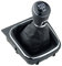 L & P Car Design L&P A256-6 Schaltsack Schaltmanschette Schwarz Schaltknauf 5 Gang kompatibel mit VW Golf 5 V Golf 6 VI Rahmen Komplettset Knauf Plug Play Ersatzteil für 1K0711113 5K0711113 1K8711113