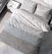 DILIOS Premium Bettwäsche 155x200 100% Baumwolle Atmungsaktive, Renforcé, mit Reißverschluss, Grau/Hellblau, 2-teilig, Bettwäsche-Set, Bettbezug + Kissenbezug 80x80