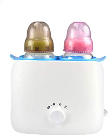 LTLWSH Scaldabiberon e Sterilizzatore Doppio Bottiglie 3 in 1Multifunzione, Controllo Accurato della Temperatura, modalità Costante, Adatta a Tutti i biberon
