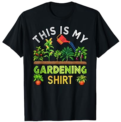This Is My Gardening Shirt Funny Gardener Gift Plants Lover T-Shirt