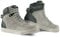 SHIMA SX-2 EVO LADY Scarpe Moto Donna | Stivali Moto in Pelle, Traspirante, Rinforzato con Supporto della Caviglia, Suola Antiscivolo, Impugnatura per il Cambio di Marcia (Grigio, 37)