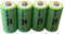 Dunamis 4pk 2/3AA Rechargeable Solar Light Batteries 1.2v NiMH 2/3AA 600mAh - ** 2/3 AA Size ** Suitable for use in Garden Solar Lights…***THESE ARE NOT AA SIZE BUT TWO THIRDS AA OR 2/3 AA SIZE***