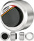 Raumhero Türstopper Wand Edelstahl (1x) Wandpuffer Selbstklebend - 100% Made in Germany - Türpuffer Wand, Türstopper Wandmontage- Edles Design für Ihr Zuhause (zum Kleben, Schwarz)