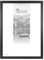 Clamaro 'COLLAGE' cadre photo 80x80 fabriqué à la main sur mesure | Noir Mat | Cadre moderne en MDF, avec verre acrylique, fond et suspension