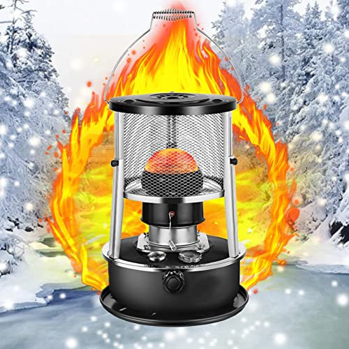 GUAWJRZDP Mobile à Pétrole Poêle,Chauffage au Pétrole avec Protection Contre Les Chutes,poêle à pétrole à mèche,Chauffage sans électricité,A Faible consommation,Camping Cuisson à la Chaleur