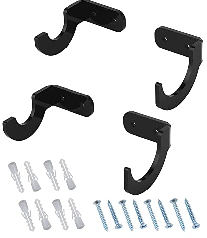 ISAKEN Schwerthalter Wandhalterung Verstellbarer Schwertständer Samurai Schwert Katana Wakizashi Displayhalter Schwertständer Zweischichtiger Wandmontierter Schwerthaken Für Standard Swords