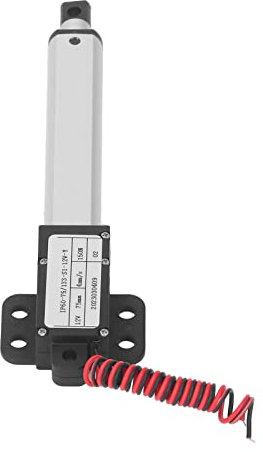 12V Électrique Micro Actionneur Linéaire En Alliage D'aluminium Actionneurs De Mouvement Multi Protection 150N Électrique Mini Actionneur De Mouvement 75mm Course (Avec support)