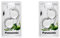 Panasonic RP-HS46-W Clip In-Ear-Kopfhörer - besonders flach, leicht und angenehm zu tragen, weiß (Packung mit 2)