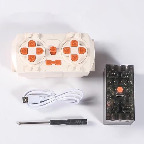 YLtremker Technik Power Functions Set, MOC APP Fernbedienung Motor Akku Batteriebox Zubehör Set