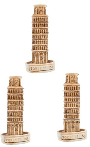 Unomor 3 Stück Schiefer Turm des Modell Aquarium Dekors Aquarium Landschaftsbau Ornamente Harz Dekor Aquarium Verzierungen Dekorative Turmfigur Künstliche Turmstatue Simulierter