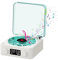 The Waves Vinyl Record Player, Retro Turntable Speake with 4 Sounds of Nature and RGB Light, Bluetooth Vinyl Record Player Waves, Support TF Card (White)