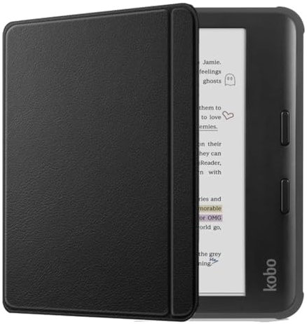 Stianiiie Étui pour Kobo Libra Colour/Libra 2 eReader Premium PU Leather Cover/Libra Colour Housse/Libra Coque