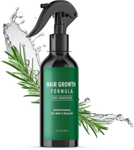 Aemerry Rosemary Water Spray For Hair Growth Rosemary Spray For Scalp Skin With Rice Water And Batana Oil Biotin Citrus And Mint For Fortalec