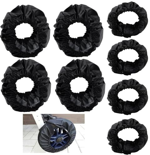 Kinderwagen-Radkappe und wasserdichte Radschutzhülle, Schutz vor Schmutz, Universalgröße, langlebiges Zubehör für Kinderwagen, Radabdeckung für Kinderwagen (8)