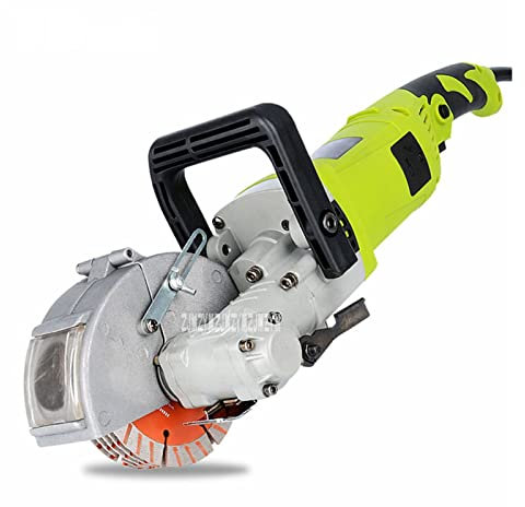 Mauernutfräse Mehrzweck-Hand-Nut-Schneidemaschine Zementwand Schlitzgerät Betonschneidemaschine 4kw 7500r / min 0-40mm für Nuten von Ziegeln und Granit
