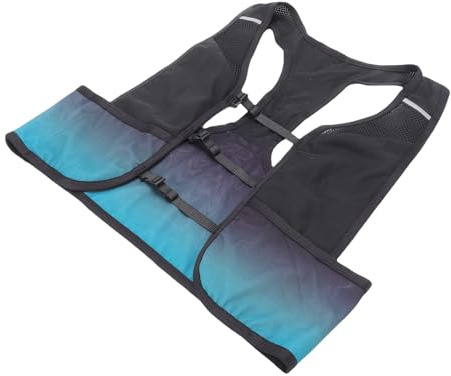 Tomantery Gilet de Course Léger et Respirant, Gilet D'hydratation 3L, Grande capacité pour la Course de Nuit, de Jogging Réfléchissant