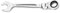 FACOM 467BF.8 Clé Mixte à Cliquet articulées métrique, Argent, 8 mm