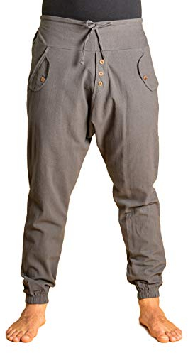 PANASIAM Yogipants 01, Cotton, Grey, M
