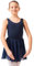 tanzmuster ® Ballettrock Mädchen Ballett - Eva - aus Chiffon - lockerluftiger Ballettrock zum Reinschlüpfen für Kinder, Marineblau, Größe:128/134