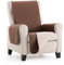 Lanovenanube - Funda sillón Acolchado Mallorca - Práctica - 1 Plaza - Color Marrón C03