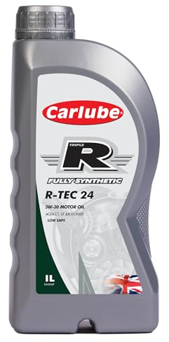 Carlube Triple R 5W-30 ACEA C1 Fully Synthetic Engine Oil R-TEC 24 for Petrol & Diesel Engines 1L