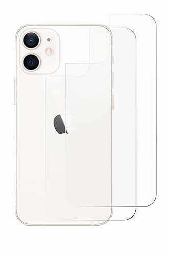 brotect Screen Protector compatible with Apple iPhone 12 mini (Back) (2 Pack) - HD-Clear Protection Film