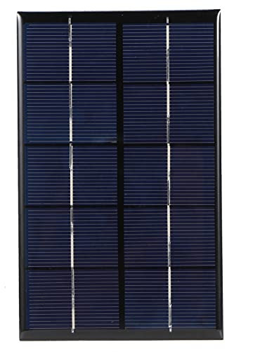 Jenngaoo Chargeur de Panneau Solaire USB, 2W 5V Batterie en polysilicium Chargeur Portable Alimentation pour téléphone Mp3 GPS appareils Photo numériques 3 pour Camping en Plein air