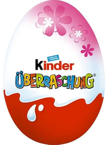 Ferrero Kinder Überraschungs-Ei Rosa, 36er Pack (36 x 20g)