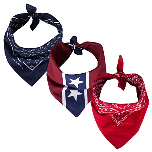 ROCK DADDY Estd 2000 ROCK HARD CLOTHING Bandana Set 55cm x 55cm Halstuch Multifunktionstuch Atmungsaktiv und Weich Schal für Damen Herren Unisex (Set 30)