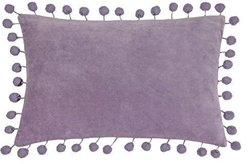 furn. Rectangular Polyester Filled Cushion,Lilac,30 x 50cm