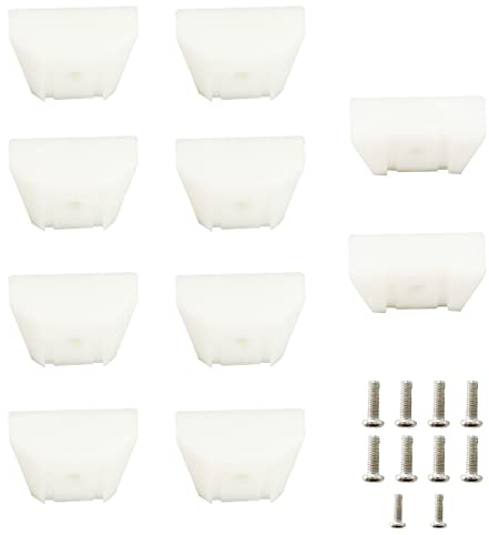 PIAOLGYI Shelf Bracket for IKEA Milsbo Indoor Greenhouse Cabinet,Accessories Compatible with IKEA Milsbo Glass Cabinet,White(Not Include Shelves)