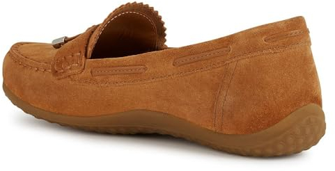 Geox Damen D Vega MOC A Moccasin, Cognac, 39 EU