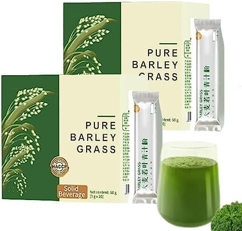 Poudre d'herbe d'orge Naveta Poudre d'herbe d'orge pure Poudre d'herbe d'orge pure Naveta Orge pure biologique 100% Pure Biologique Unisexe Bonne santé