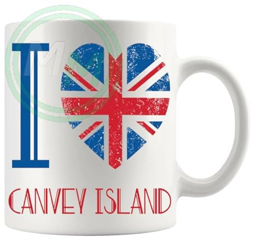 I Love Canvey Island Mug Christmas Birthday Mothersday Fathersday Funny Novelty Handmade Gift