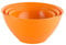 URBN-CHEF Durable Plastic Colourful Kitchen Mixing Salad Bowls Microwave & Dishwasher Safe (Orange, 3.4L)