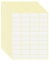 OFFCUP Etiketten Selbstklebend, 1200 Stück Universal Klebeetiketten Aufkleber Etiketten 38 x 19mm, Adressetiketten Abnehmbare Haushaltsetiketten Tiefkühletiketten für Schule, Büro, Zuhause