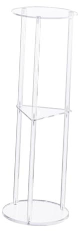 DimyFew Klarer Acryl Beistelltisch, Acryl Nachttisch für Sofa, Wohnzimmer, Schlafzimmer