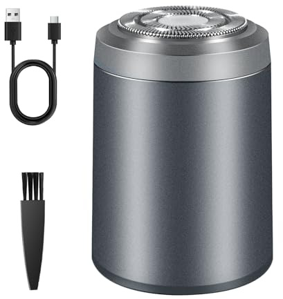 Mini Rasierer, Rasierer Herren Elektrisch Tragbarer Elektrischer Ipx7 Wasserdicht Nass- Und Trockenrasierer Usb-C Schnellladung für Ganzkörper & Intimbereich